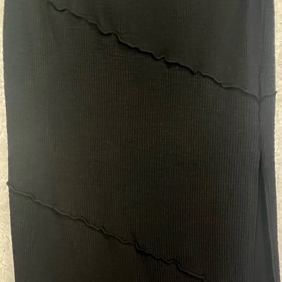 Princess Poly Long Tiered Black Knit Skirt Sz 6 Indie Sleeze Festival Grunge - Picture 3 of 15